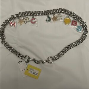 Marc Jacobs Silver Chain with Colorful Charms